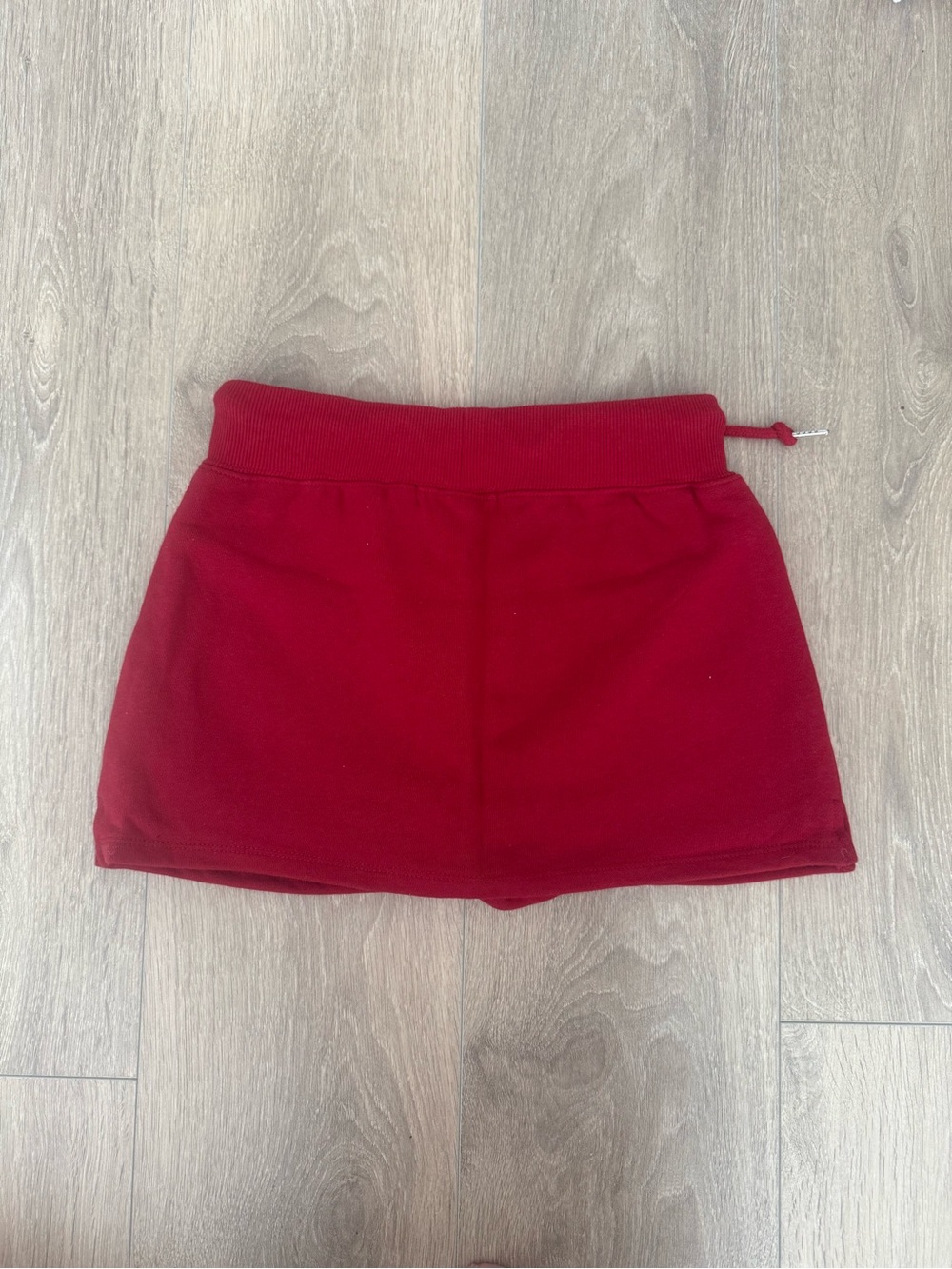 Forever 21 Red Drawstring Pullover Dress - Picture 2 of 3